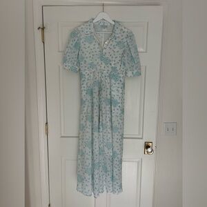 Julia Amory Puff Sleeve Shirt Dress Size S